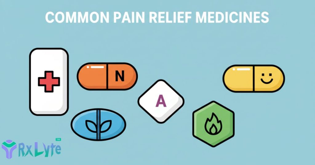 Common pain relief medicines