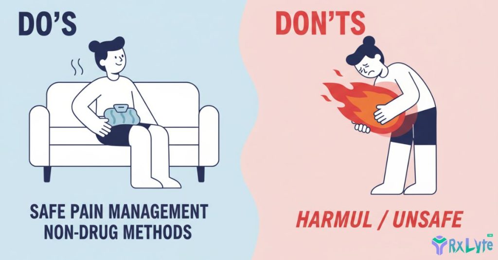 Safe pain management non-drug methods