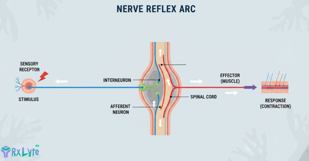 types of pain pathways mechanism infographic